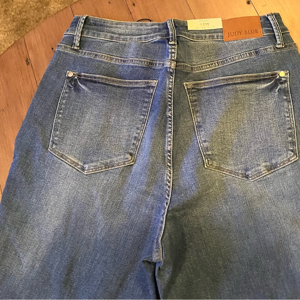 Judy Blue Skinny Tummy Control Fit Blue Women's Jeans - Picture 4 of 8